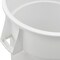 Global Industrial 55 Gallon Garbage Can, White 240464WH - alternate 3